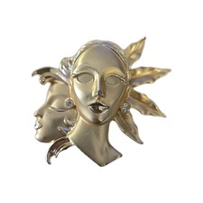 Vintage Art Deco Gold Toned