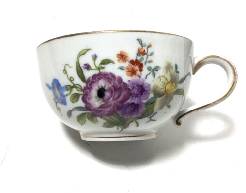 Meissen gilded cup flower - meissen,