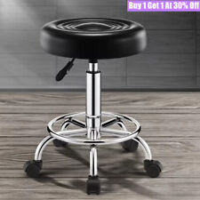 Black Adjustable Beauty Spa Salon Stool Massage lift Hairdressing Swivel Stool