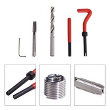 15PCS M10 x 1.25 Thread Repair Tool Helicoil Wire Inserts Kit