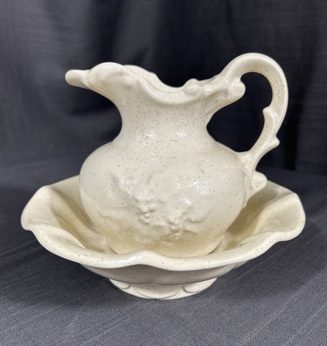 Mccoy usa pottery pitcher bowl - usa,