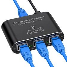Ethernet Splitter 1 to 3