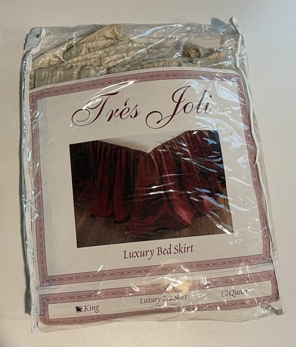 Vintage luxury bed skirt tres - luxury,