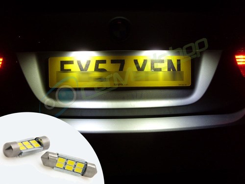 Led rear number - led, plate