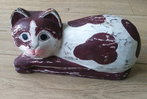 Vintage folk art hand - hand, carved