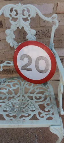 Genuine retired road sign - ,