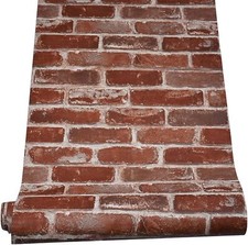 Realistic Vintage 3D Red Brick