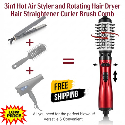 3in1 hot air styler - hot,