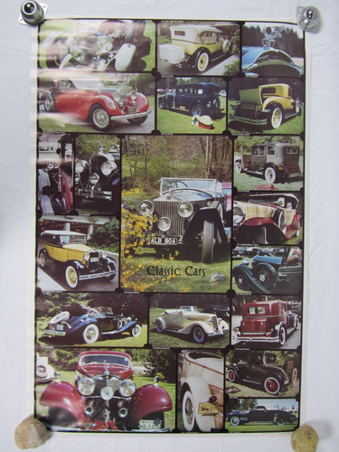 Classic cars poster - classic, 1983