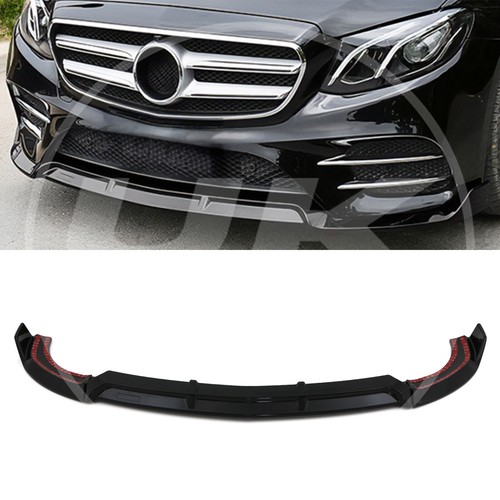 Gloss black front bumper lip - gloss,