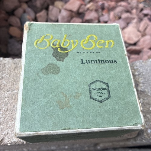Baby ben vintage alarm clock - baby,