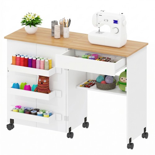 Folding sewing table - folding,