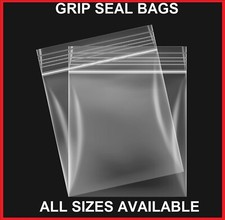 GRIP SEAL BAGS Self Resealable
