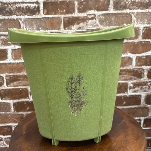Vintage avocado green floral - vintage,