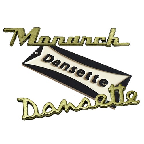 Dansette record player badges - record,