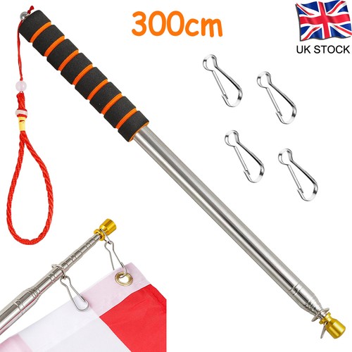 Telescopic flag pole - flag,