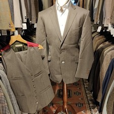 Vintage 46R 40w Tweed 3 Piece