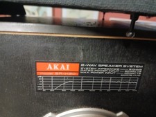 Akai Speakers Pair Tested