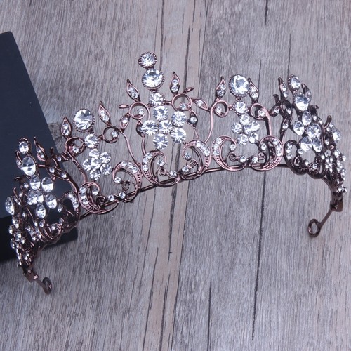 Antique copper flower crystal - copper,