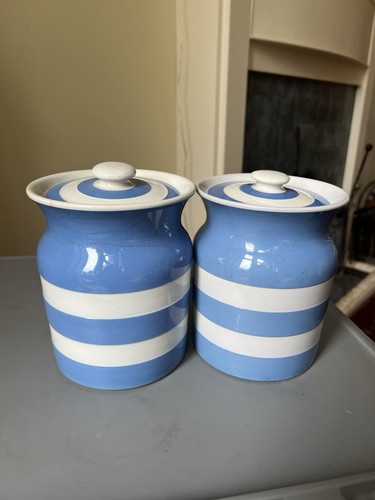 Green cornishware set - t.g.green,