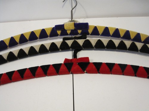 Vintage padded coat hangers - vintage,