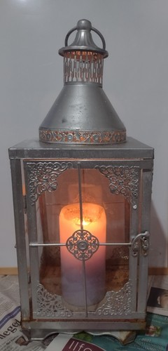 Filigree art work candle - filigree,