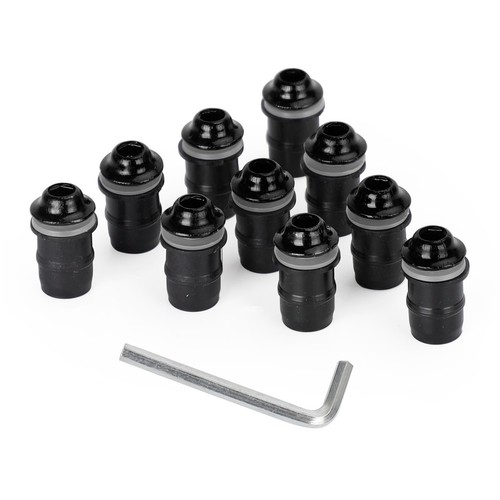 Pack alu black m5x16 - alu,
