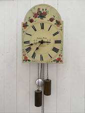 Antique Wall Clock Blackforest