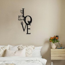 Love Metal Wall Art Decor Wall