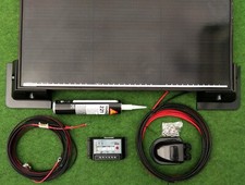 100 WATT DUAL BATTERY MOTORHOME CAMPER VAN CARAVAN SOLAR PANEL KIT control 100w