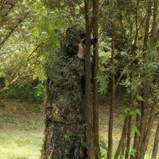 UK SELLER GHILLIE SUIT 3D CAMO LEAF WOODLAND SHOOTING / PHOTOGRAPHY CAMOUFLAGE 