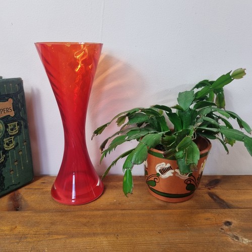 Vintage trumpet amberina - vintage,