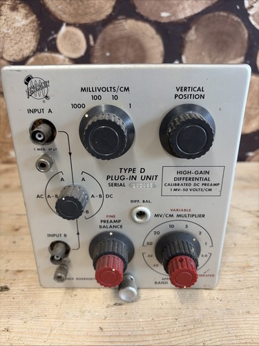 Tektronix type plug unit - type, d