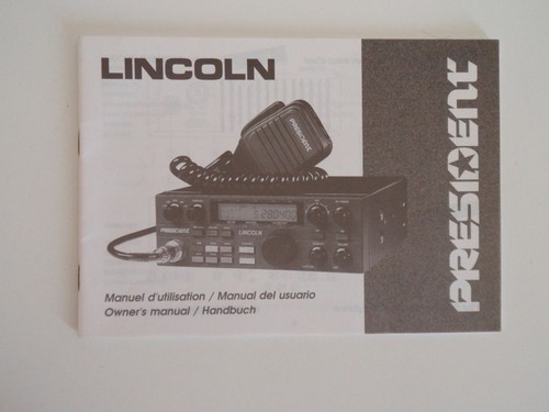 President lincoln radio - lincoln, cb