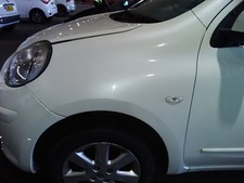 FRONT WING LH NISSAN MICRA MK4 (K13) 2010 TO 2017 ACENTA WHITE