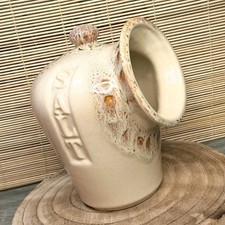 Large Salt Pig Fosters Blonde Honeycombe LavaglazeCornish Studio Pottery 