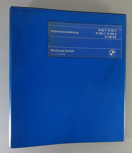 Workshop manual bmw 7 r - manual, 60/7