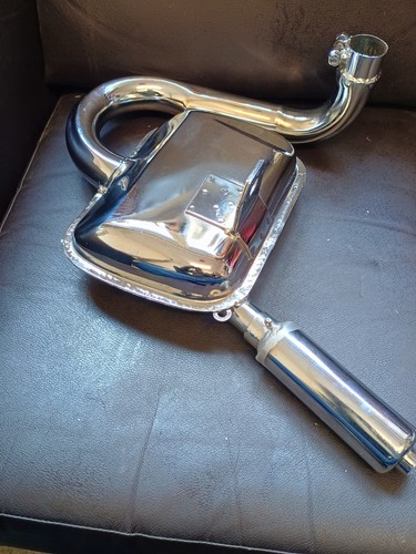 Chrome vespa exhaust - px, 125