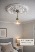 30cm Ceiling Rose White