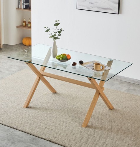 Dining table tempered glass - dining,