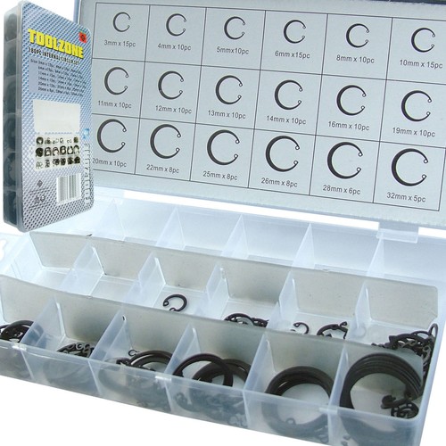 180pc circlip snap ring set - snap,
