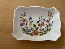 Aynsley cottage Garden pattern trinket dish, soap dish, jewellry dish rectangle