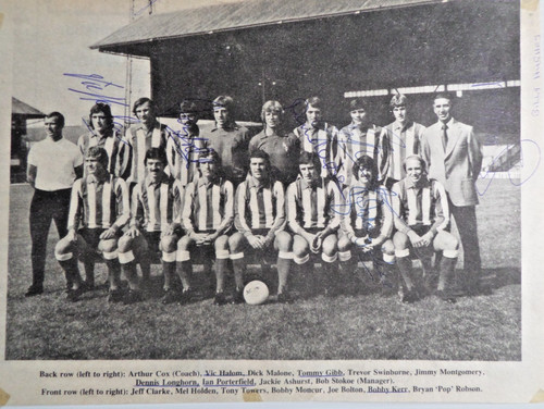 Sunderland autographed - sunderland,
