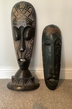 Pair Of carved Wood African
