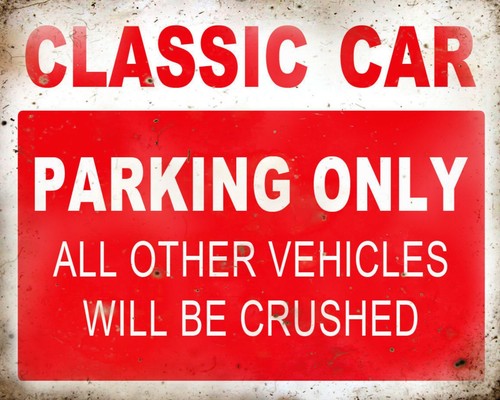 Classic car parking - classic, vintage