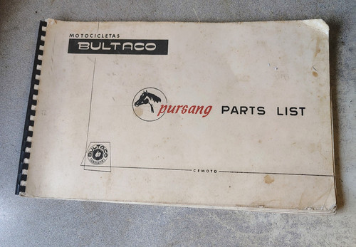 Bultaco pursang 1967 parts - bultaco,