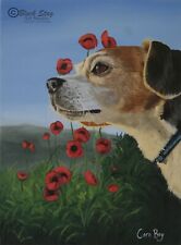 Custom Pet Portrait Dog Cat Animal Horse Rabbit painting acrylic gift