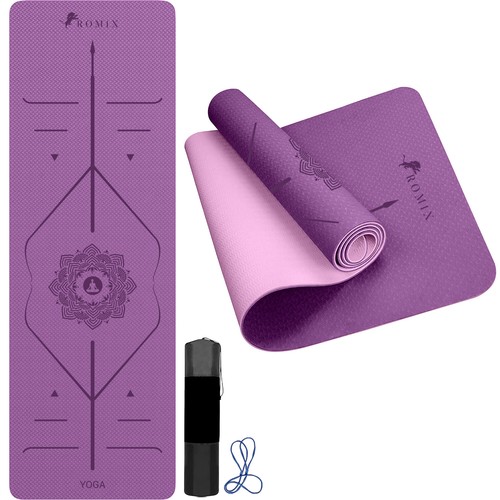 Yoga mat 6mm - thick, exercise