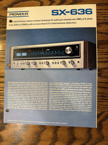 Vintage original pioneer - vintage,