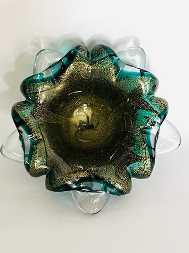 Murano vintage glass trinket - murano,